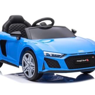 VENTA AUDI R8 SPORT 12V, AZUL, ASIENTO CON FUNDA, RUEDAS GOMA, MANDO RC - KI4R8SPORTBLUE